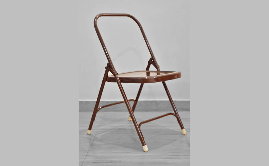 Product Multipurpose Steel Chair In Orange Ray