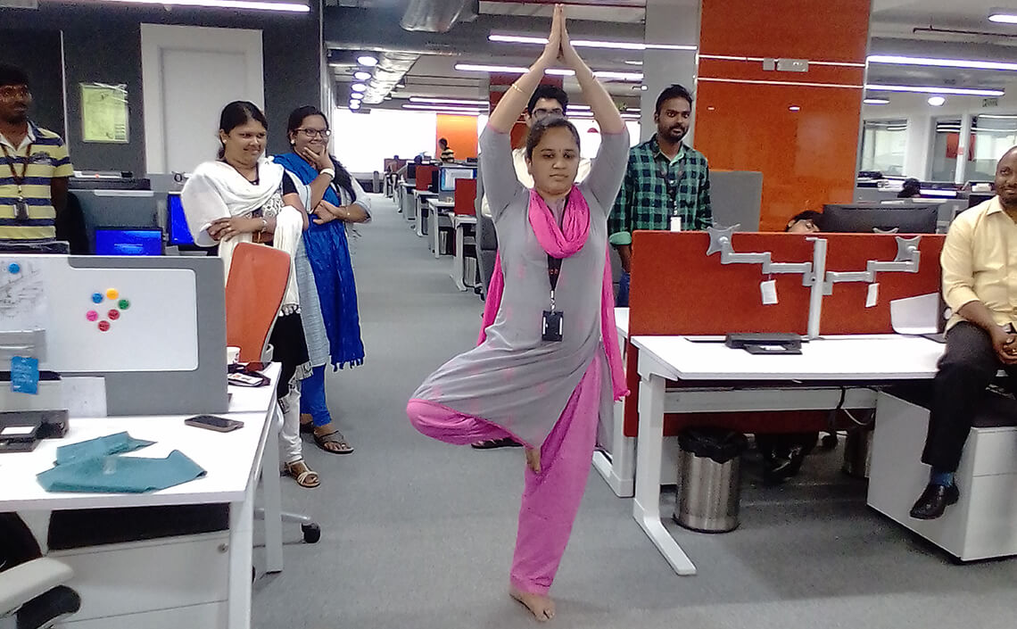 yoga chikitsa for corporate employees